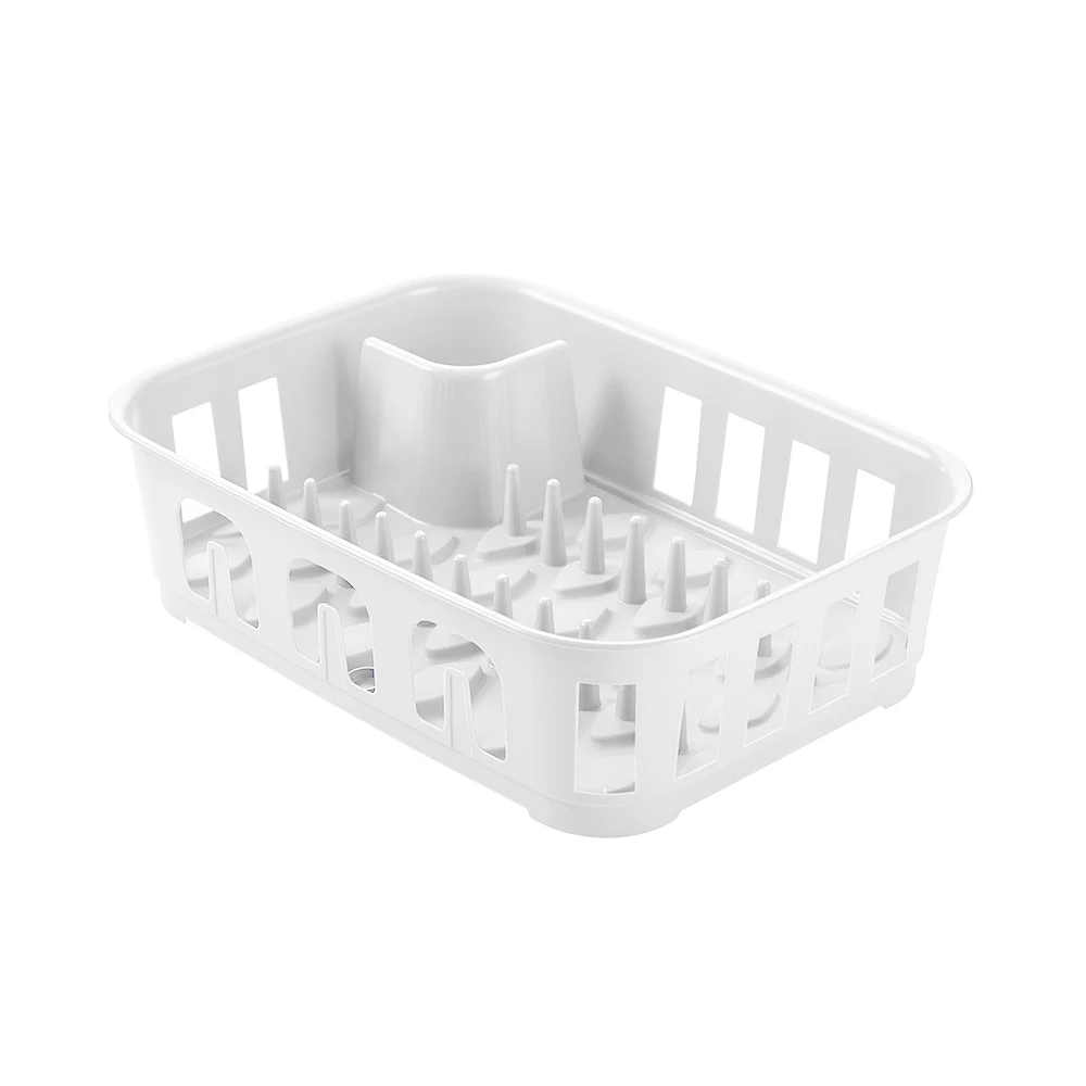 Hot Plastic Dish Rack Dishes Drainboard Drying Drainer Storage Kitchen
