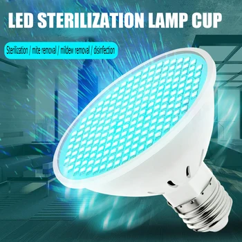 

E26/E27 UVC LED Sterilizer Lamp UV Germicidal Lamp Ultraviolet Disinfection Light Bulb for Home Bedroom Sterilization UV Lamp