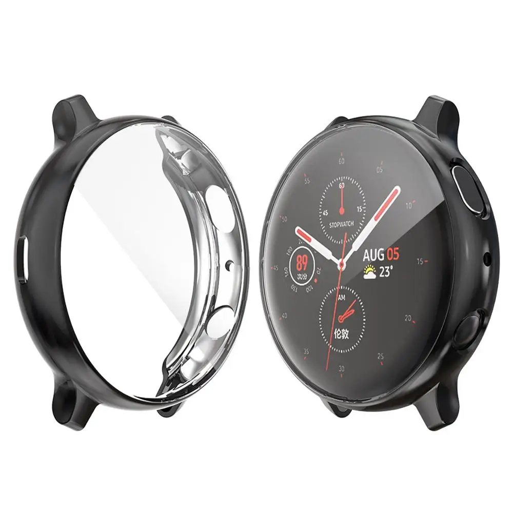 New 10 PC Soft TPU For Samsung Galaxy Watch Active 2 40MM 44MM Screen Protector Cover 4