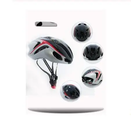 black and silver Новейший аэродинамический MTB велосипедный шлем Сверхлегкий велосипедный шлем интегрально-литой велосипедный шлем Горный Дорожный велосипед шлем - Цвет: black and silver