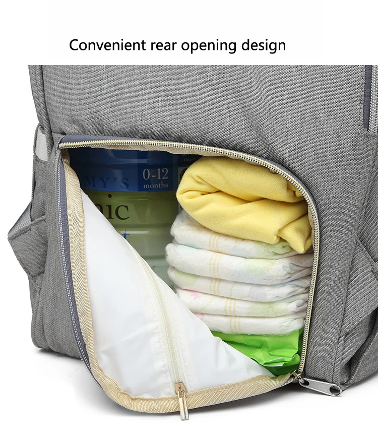 Детские пеленки мешок usb зарядка уход за ребенком рюкзак большой емкости мама сумки многофункциональный водонепроницаемый младенческий подгузник сухой/влажный рюкзак
