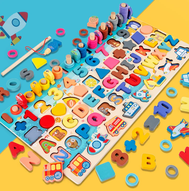 Детские Математические Игрушки для раннего обучения головоломка доска