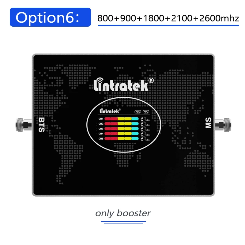 4G Cellular Amplifier 800 GSM 900 DCS 1800 WCDMA UMTS 2100 LTE 2600mhz 2G 3G 4G Repeater Mobile Phone Signal Booster#Lintratek best integrated amplifier