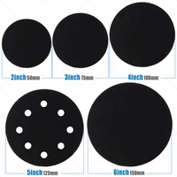 2 3 4 5 6 Inch 8 Holes Hook And Loop Soft Sponge Cushion Interface Buffer Backing Pad Protection Sanding Disc For Abrasive Tool 2