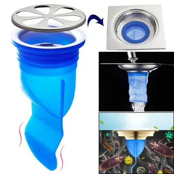 

Floor Drain and Deodorant Silicone Core Bathroom Washing Machine Sewer Pipe Round Anti-water and Insect Proof Inner Core