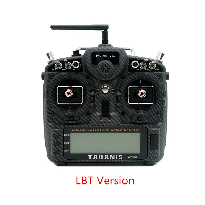FrSky Taranis X9D Plus 24CH D16 Радиоуправляемый передатчик M9 Датчик Холла карданный беспроводной тренировочный передатчик дистанционного управления - Цвет: Carbon color LBT