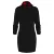 Women's Plus Size Sheath Dress Plaid Turtleneck Print Long Sleeve Fall Winter Casual Knee Length Dress Causal Daily Dress 4