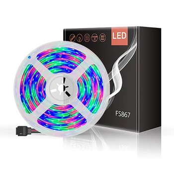 

5M 10M Waterproof RGB Color Changing LED Strip Light LED Strip Lights Kit with 44 Keys IR Remote Controller Flexible Strip Light