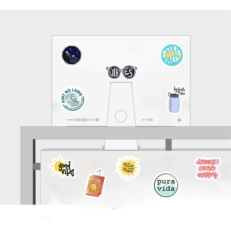 50 шт. мультяшная простая VSCO для девочек Kawaii наклейка s для детской игрушки Водонепроницаемая наклейка для DIY велосипедный шлем для ноутбука автомобильные наклейки