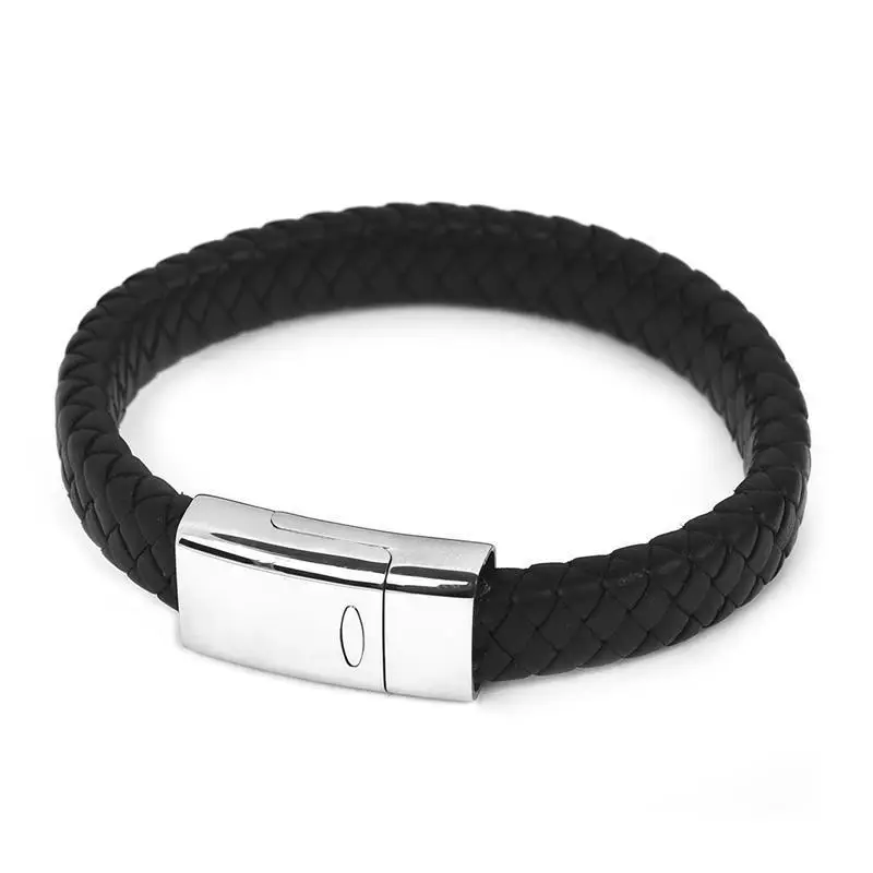 2 набора магнитных застежек из нержавеющей стали кожаный браслет ювелирное