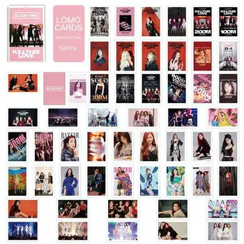 

54Pcs/set BLACKPINK Album Self Made Paper Lomo Card Photo Card For Fan's Gift Stationery Set