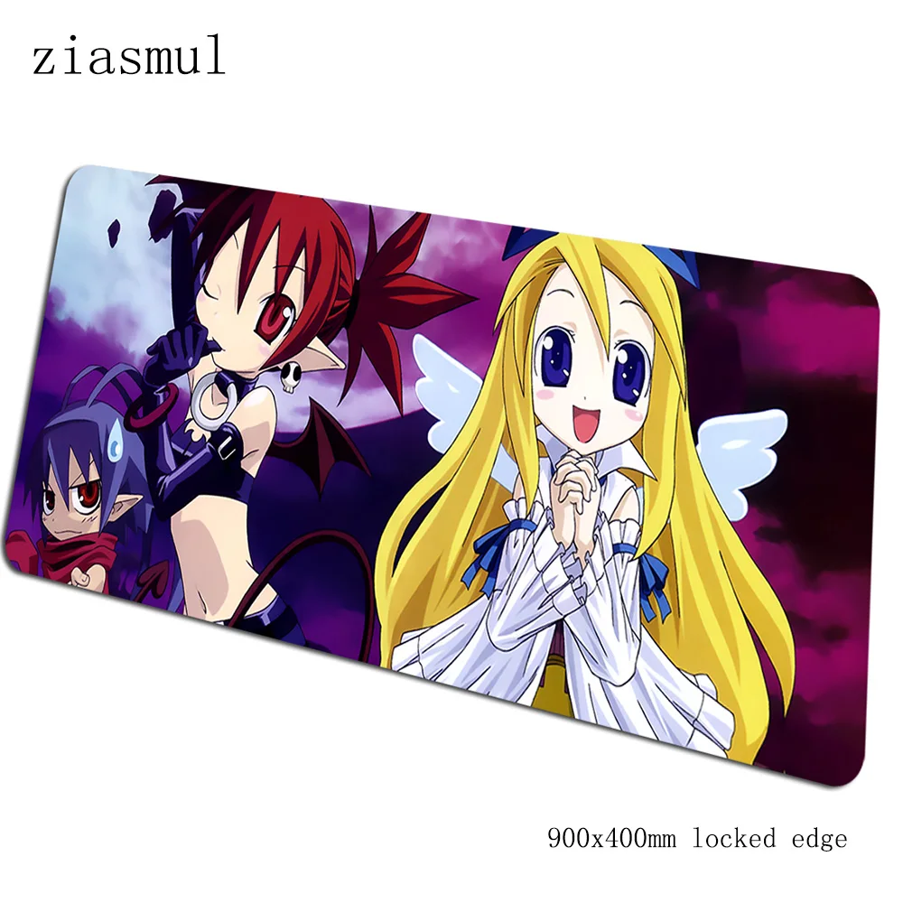 Disgaea коврик для мыши 900x400x3 мм подарок для мальчика коврик для мыши лучший игровой коврик для мыши геймер заказной большой лучший коврик для мыши s Клавиатура ПК коврик