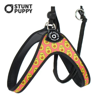

Stunt Puppy Easy Liberty Cat Harness New Fashion Style Printed Famingo&Avocado Pattern Pet Harnesses Cats Belt Adjustable Strap