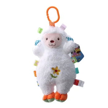 

Baby Cute Plush Toys Animals Rattles Bed Hanging Toy Soft Plush Cartoon Sheep Hedgehog Musical Toys Baby Sleeping Soothing Dolls