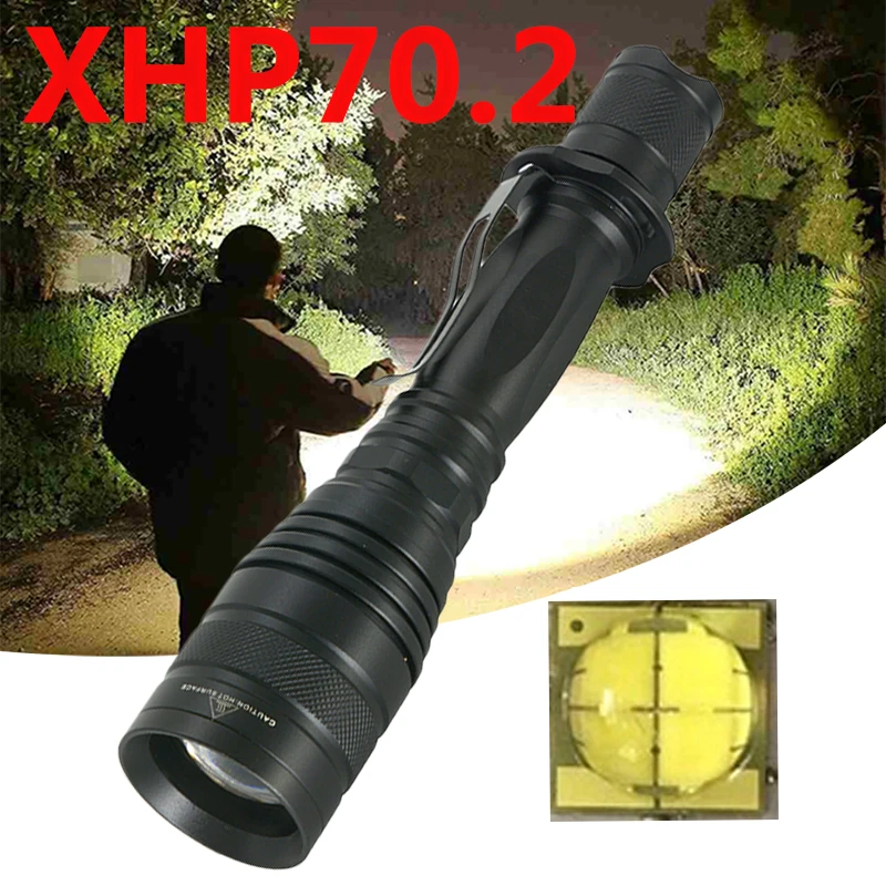 Litwod Z40P75 XHP70.2 32 Вт 3200lm Мощный тактический светодиодный фонарь 2x18650 аккумуляторный