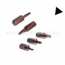 S2 легированная сталь 1/4 треугольный бит треугольные мыши короткий бит 25 мм изгиб наконечник отвертки Отвертка