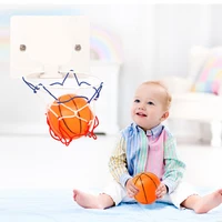 Mini Rubber Basketball Outdoor Indoor Kids Entertainment Play Game Basketball High Quality Soft Rubber Ball For Children 2