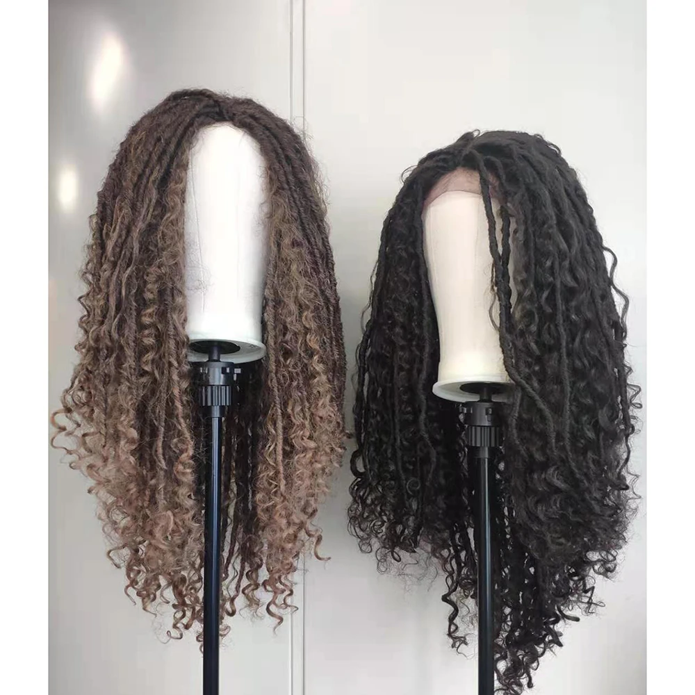 frontal wig over dreads