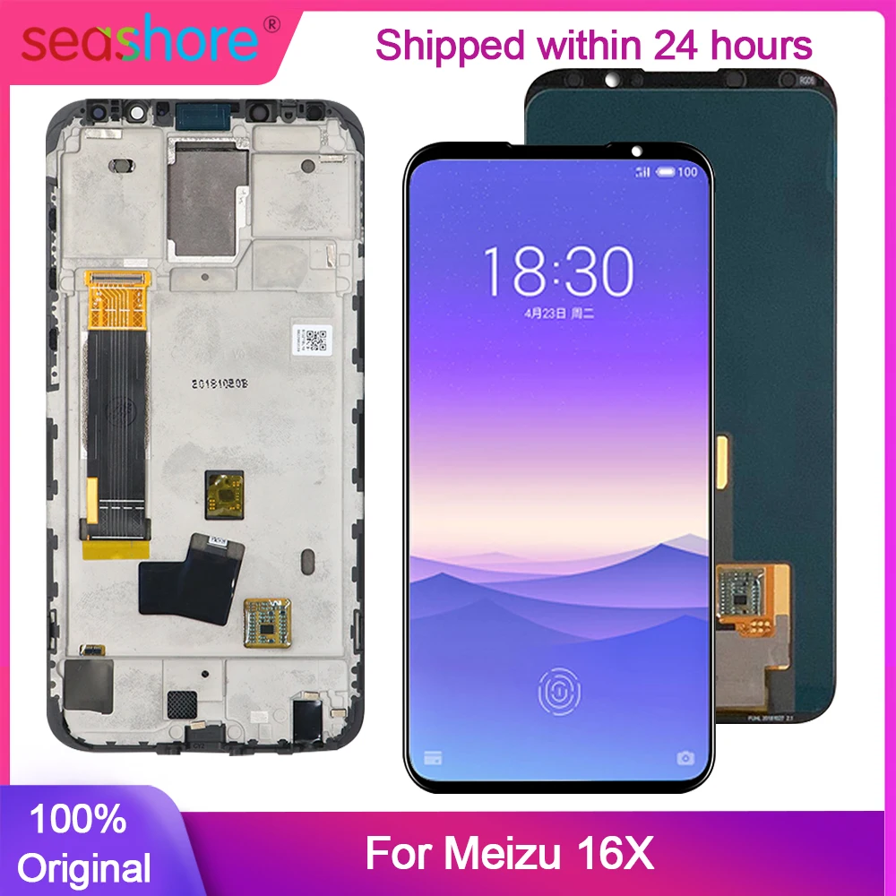 Original Display For MEIZU 16 X LCD Display Touch Screen For Meizu 16X LCD Display Digitizer Replacement Parts M872Q M872H M872C