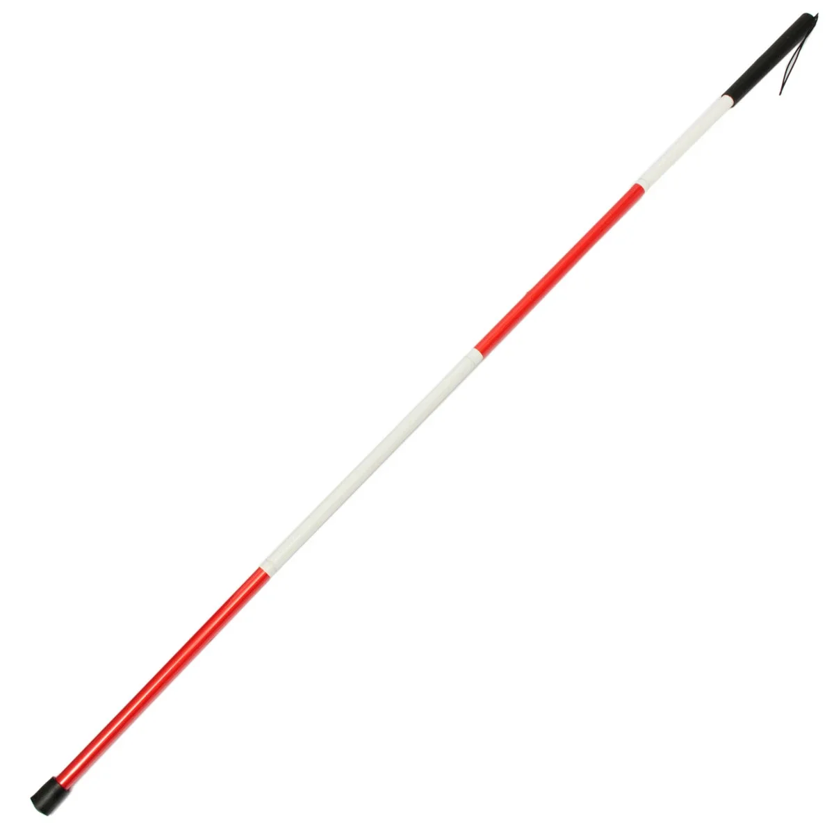 IPRee<ALIMT >®</ALIMT> 46inch 4 Sections Folding Blind Guide Cane Aluminum Walking Climbing Sticks Wrist Strap Reflector