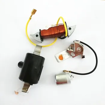 

Light Coil + Ignition coil + capacitor + Terminator Contact for Zundapp Kreidler Hercules KTM Alternator PUCH STATOR 17W 6V