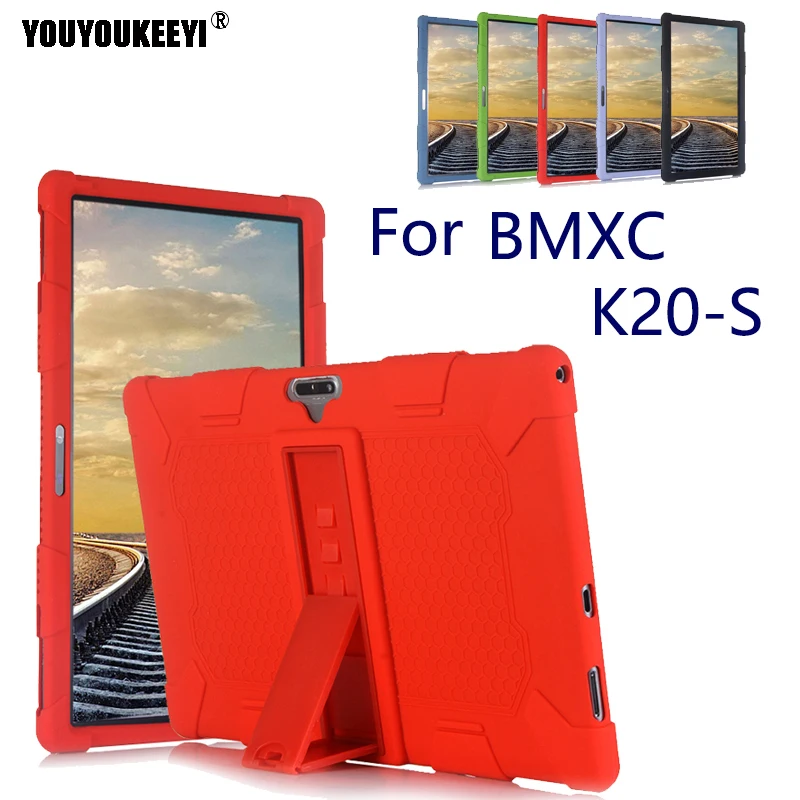 Soft silicone case for BMXC K20-S 11.6inch tablet pc Kids Safe Shockproof Silicone cover for K20-S Comes with stand+stylus