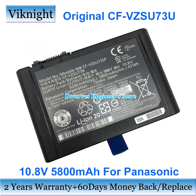CF-VZSU73SP CF-D1 Mk1 Mk2 CF-D1GVDBYCA Vas6160a Notebook Baterias 63Wh