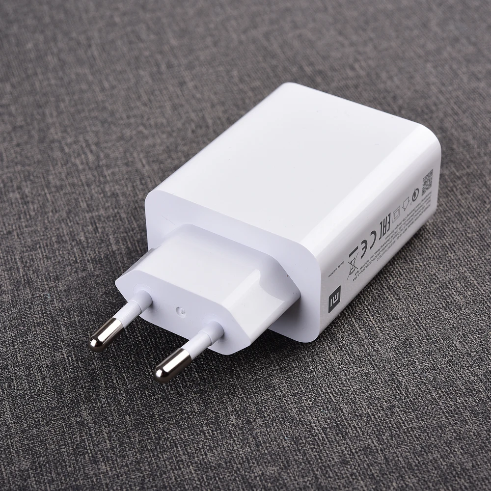 Сетевое зарядное устройство с USB портом и поддержкой быстрой зарядки для MI 9 8 SE 9t
