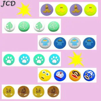 

JCD 4 pcs Silicone Grip Caps Accessories for Nintend Switch Joycon Cap Protective Case for NS Gamepad Joystick Controller