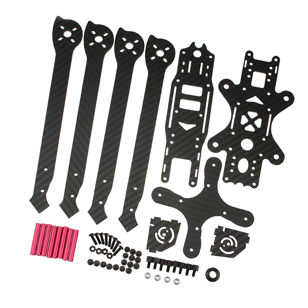 360mm 8 Inch Fpv Frame Carbon Fiber Racing Drone Quadcopter Frame Kit Suit For 30a Esc Brushless 2212 800 920kv Motor Parts Accessories Aliexpress