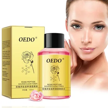 

Rose Peptide Serum Nourish Clear Toner Hydrating Brighten Skin Smooth Fine Lines Face Toner Face Serum Women Face Care