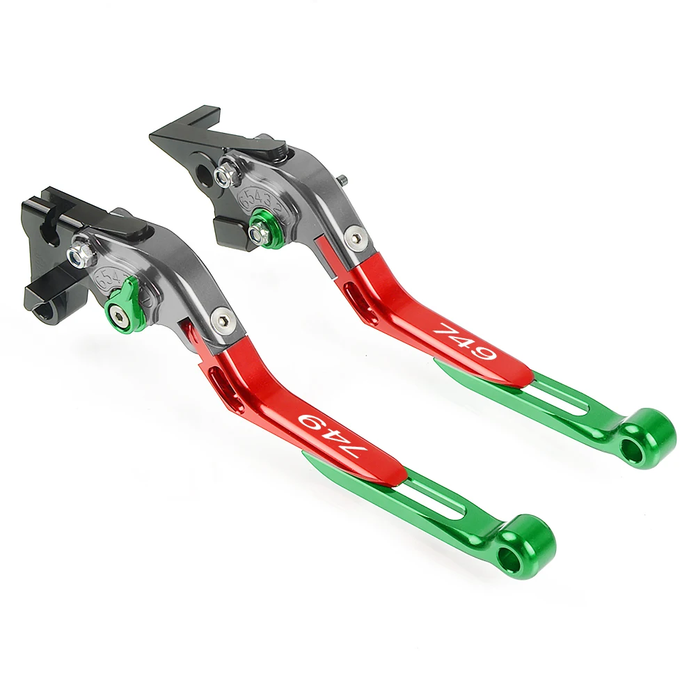 Для Ducati 749 74 9 2003 2004 20052006 CNC алюминиевые регулируемые, для гонок мотоцикла сцепные рычаги аксессуары для мотоциклов