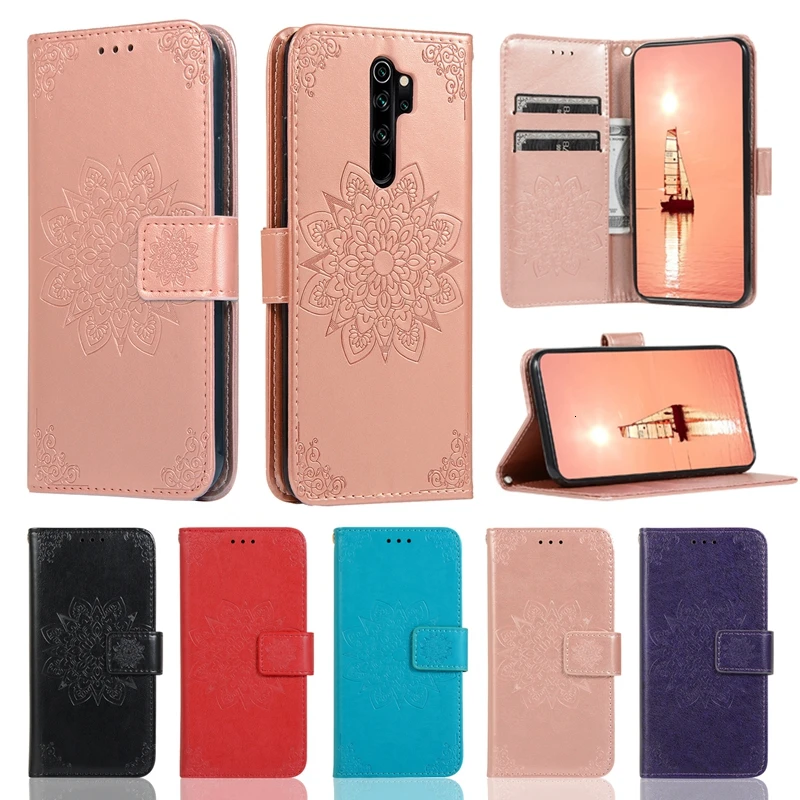 

Wallet Case For XiaoMi RedMi Note 8 Pro Leather For Note7 Note6 Magnetic Card Slot Flip Cover For RedMi Note 8 Cases Flower Capa