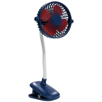 

USB Fan Flexible with LED Light 2 Speed Adjustable Cooler Mini