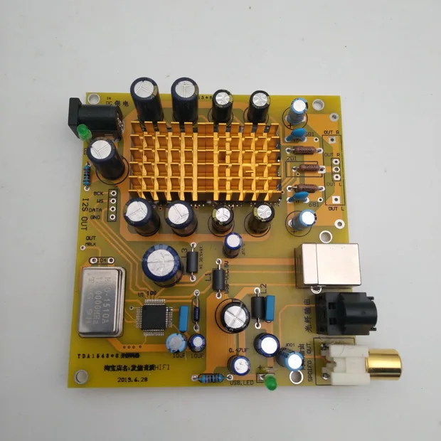 

TDA15438 and USB Computer Fever Decoder Board OTG Fever DAC External Decoder Power Amplifier