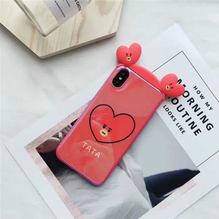 Для iPhone 11 Pro MAX футболка с рисунками из мультфильма «Улица Сезам», жабы, кролика, Розовая пантера синий свет IMD чехол для iPhone Xs XR Xs Max X 6 6s7 8 Plus - Цвет: 8