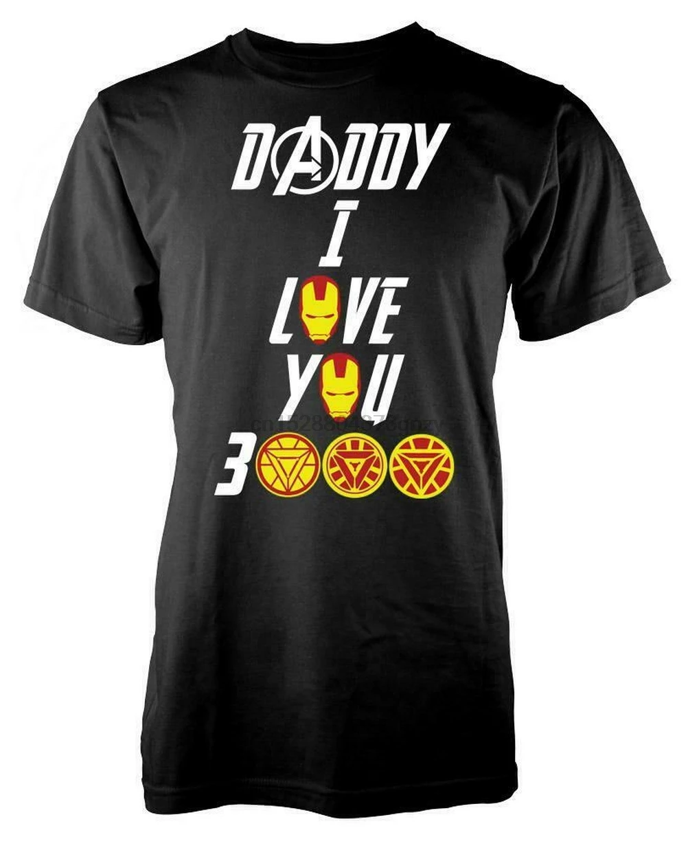 Stark Iron Man Daddy I Love You 3000 Superhero Adult T-Shirt Brand Fashion Tops TEE Shirt |