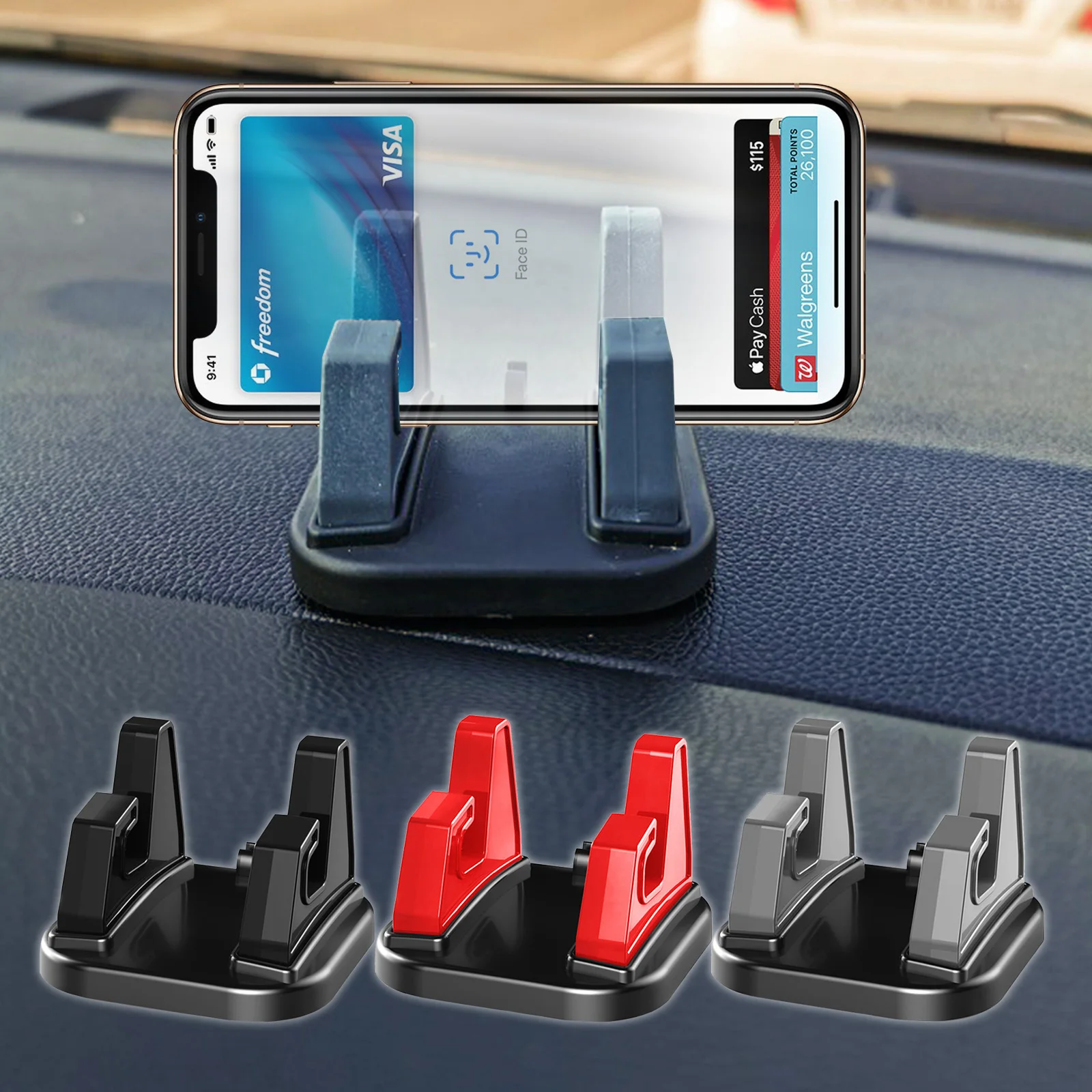 

Car Phone Holder 360 Degree Rotate Mobile Support For Smart Phone Car Mount Stand Bracket Holder Mobile Phone Accessories