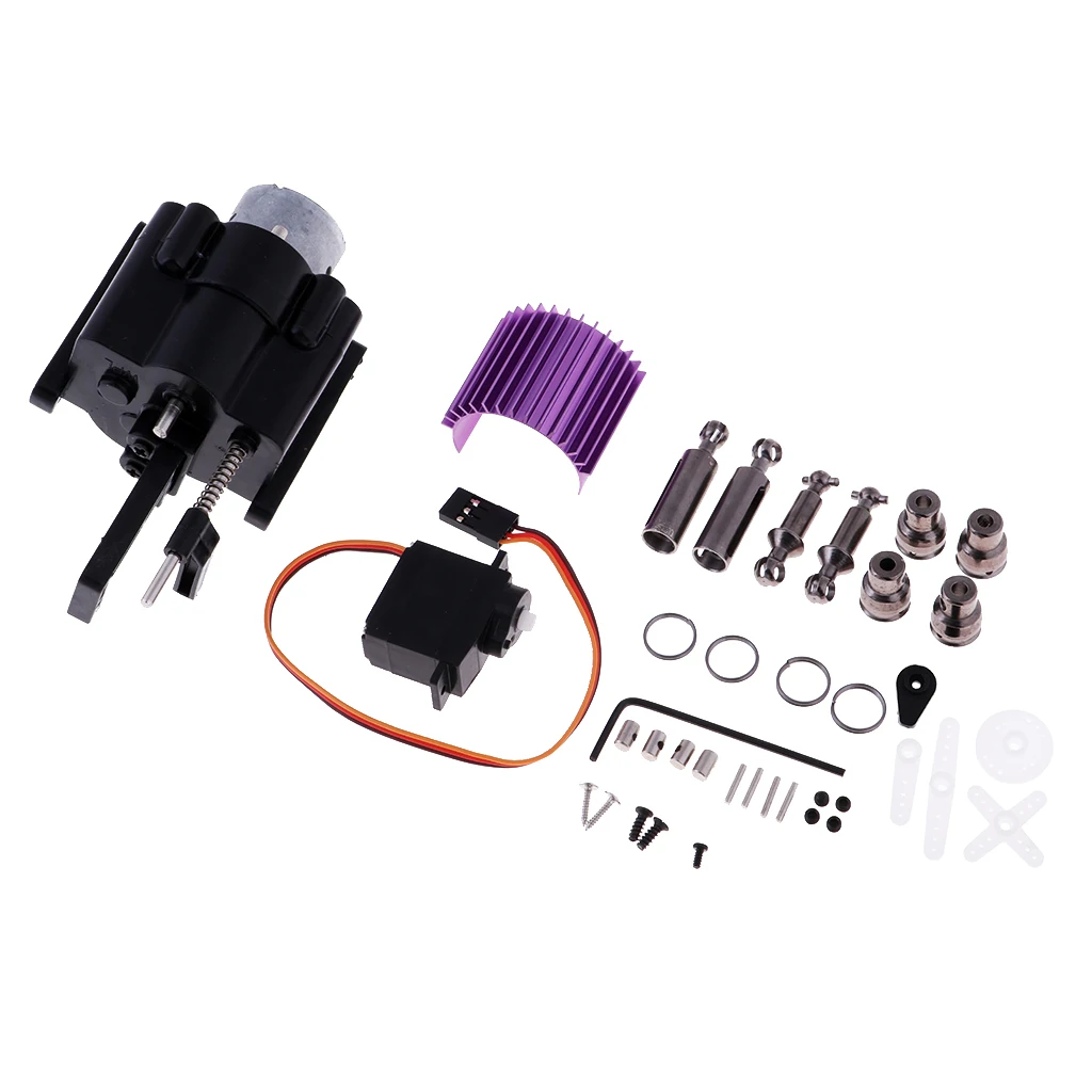  & Heatsink & Drive Shaft for WPL 1/16 4WD 6WD Car Truck Spare Parts