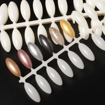 Günstige 18 Arten Falsche Nägel Display Diagramm Tipps Stiletto Faux Ongles Espositore Nagel Rad Klare Spitze Nagel Zeigt Regal Salon
