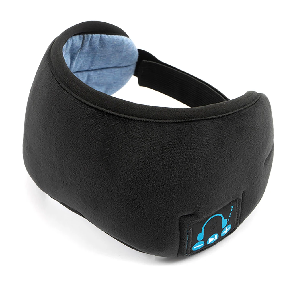 Wireless Bluetooth 5 0 Eye Patch Headsets Stereo Music Sleep Auxiliary Breathable Eye Mask Blinder Eyeshield