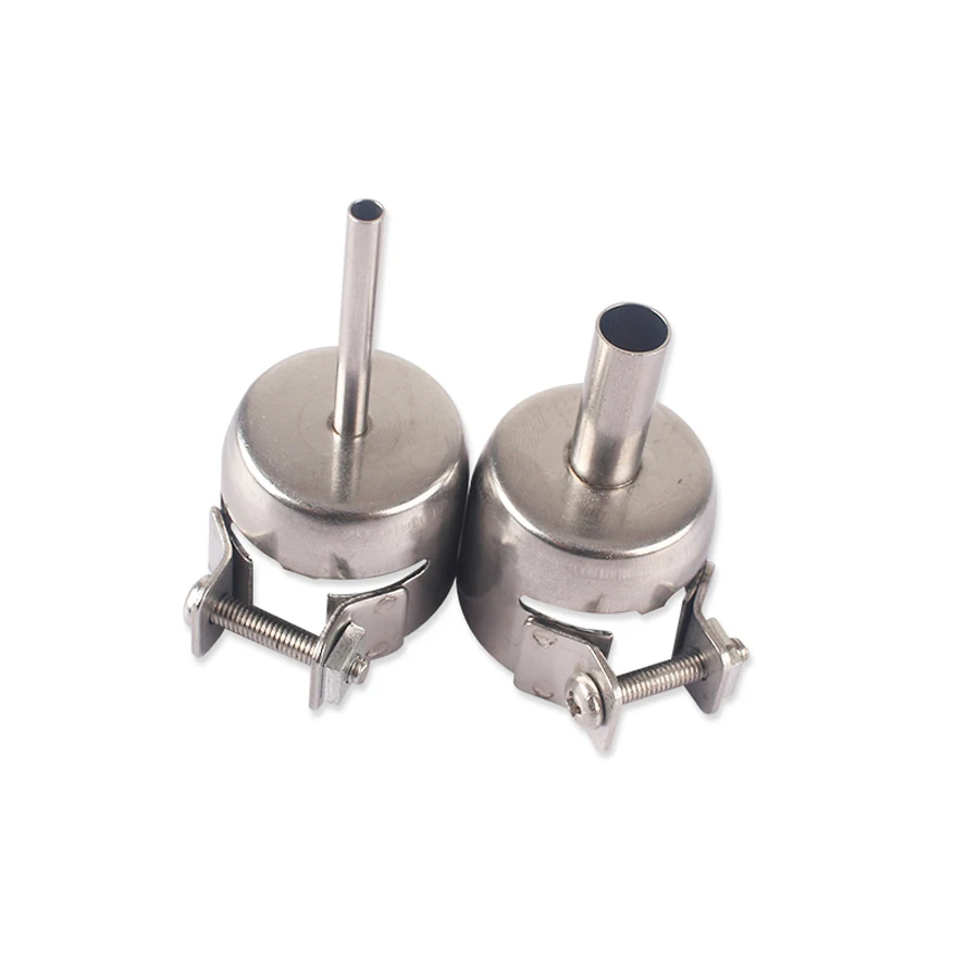 Kit Ugelli Per Pistola Ad Aria Calda - 8 Pezzi In Acciaio Inox