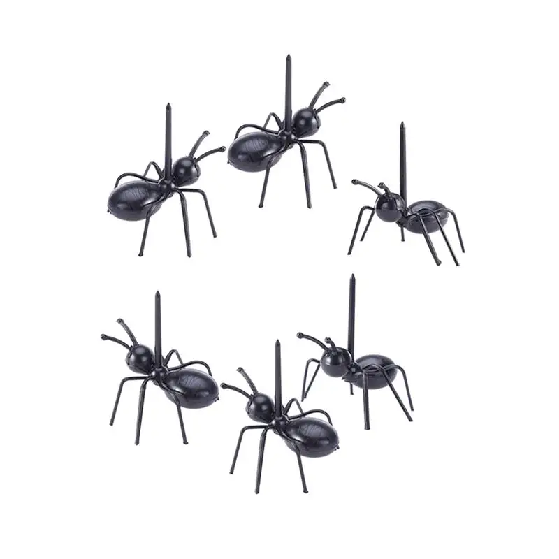 6 шт. пластиковые муравья декоративная креативная зубочистка вечерние