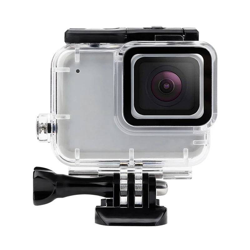 Пистолет водонепроницаемый чехол набор аксессуаров для GoPro Hero 7 серебряный белый чехол для экшн камеры коробки для Go Pro Hero 7 белый серебристый