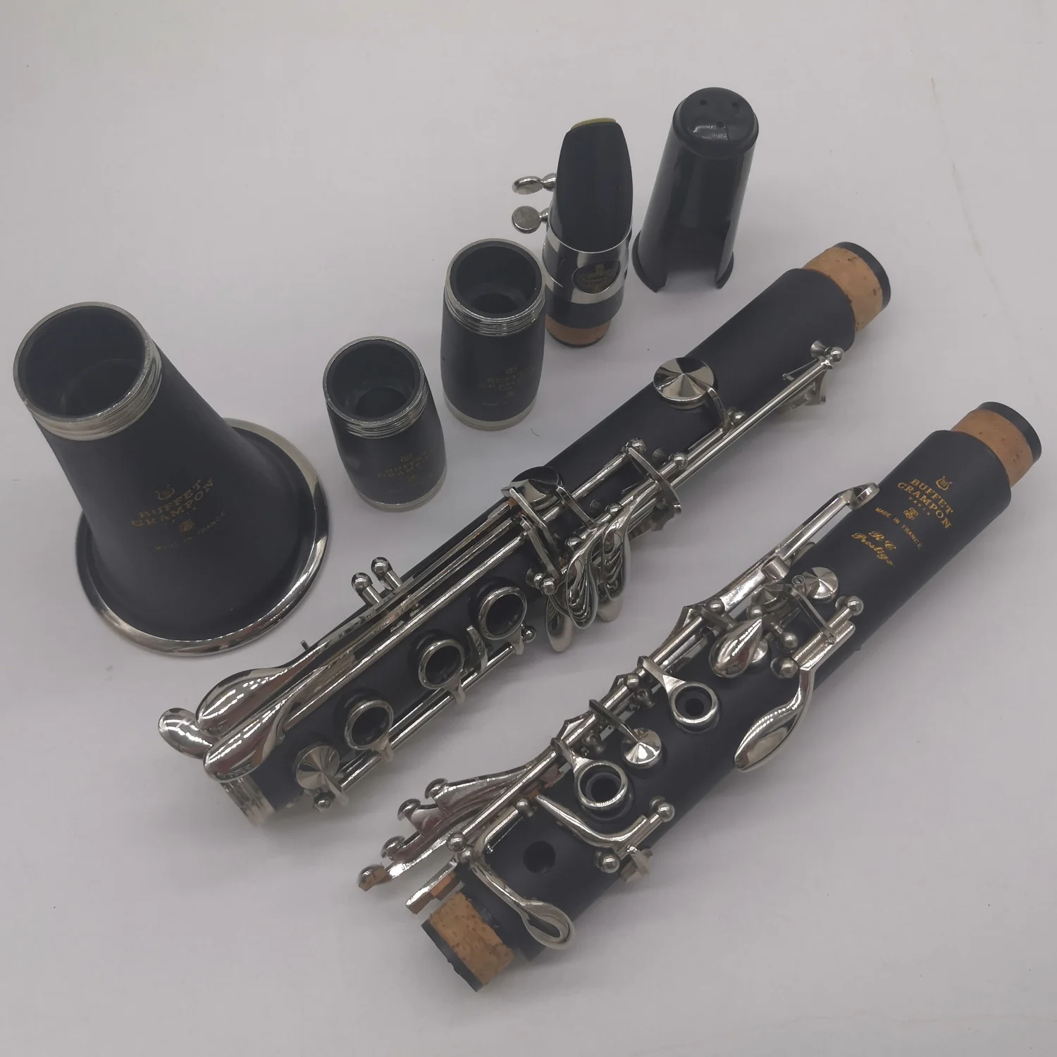 Ebony Blackwood Clarinet RC PRESTIGE Professional Bb Clarinets Bakelite 17 Keys Mouthpiece Reeds