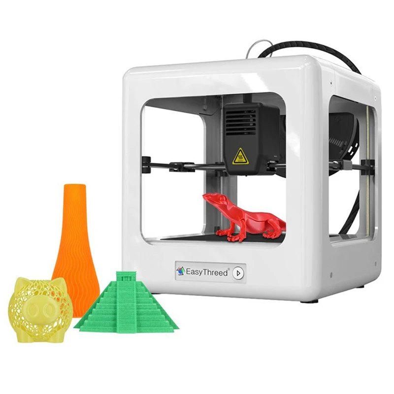 Настольный 3D-принтер EasyThreed Nano для детей, студентов, без сборки, тихая работа, простота в эксплуатации, высокая точность