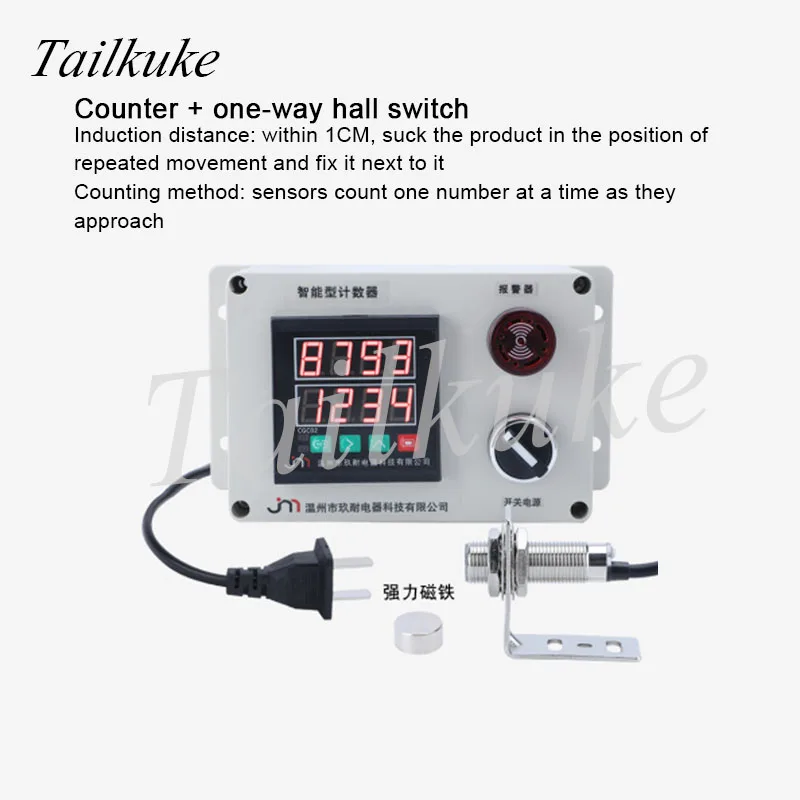 US $33.02 Winding Machine Counter Positive And Negative Reversible Meter Counter Two Way