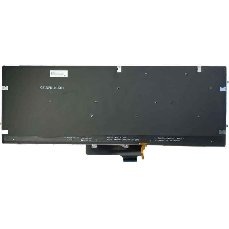 Teclado do Portátil dos Eua para Asus Zenbook Ux431 X431 V431 K431 S431 X431fac Ux431u Ux431f U4500f com Backlight Novo Teclado de substituição - Imagem 3