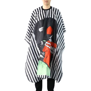

Waterproof Cloth Cutting Hair Haircut Pattern Salon Barber Cape Hairdressing Hairdresser Apron Wrap Gown Tools Barber Apron