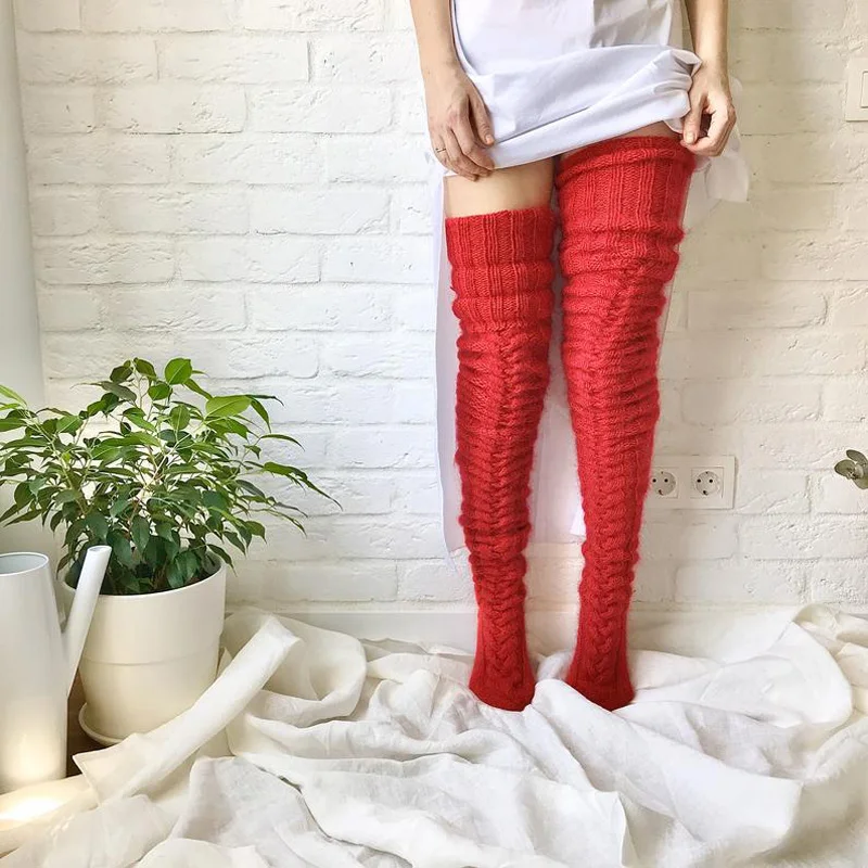 Knitted Fashion Thigh Highs 10 Knitted Fashion Thigh Highs 10